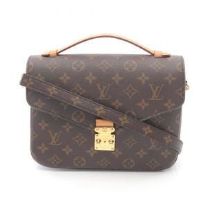 Louis Vuitton Metis MM Pochette Handbag in Coated Canvas and Leather with Mon...